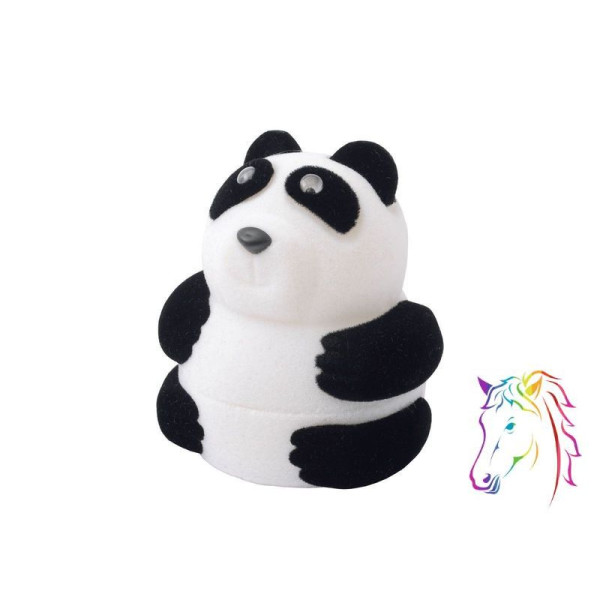 Panda bársony ékszerdoboz