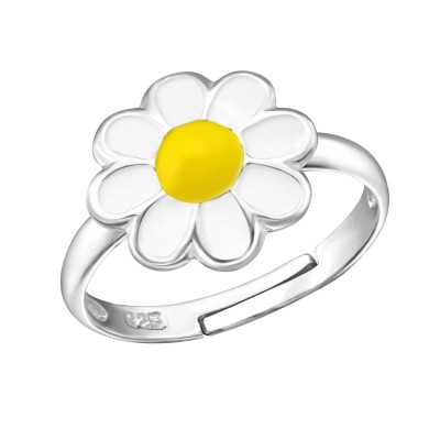 Kamilla virágos ezüst gyűrű - A4S11894