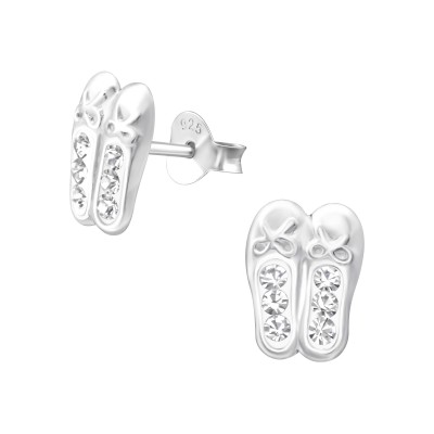 Balerina cipő kristály ezüst fülbevaló - A4S25105