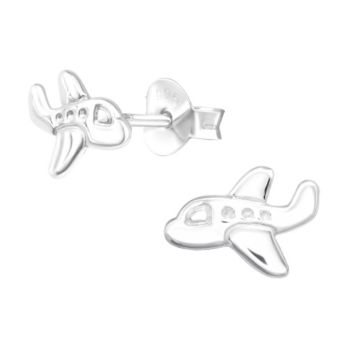 Repülős tfülbevaló egyszerű ezüst gyermek fülbevaló,1 pár