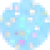 Epoxy: Light Blue Glitter